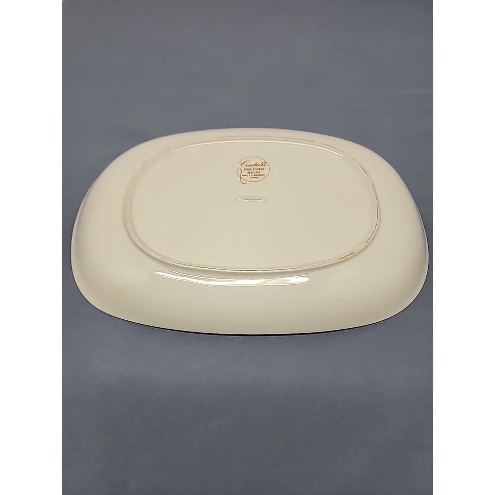 Vintage 90's Mikasa Pretty Bouquet Serving Platter 15.25